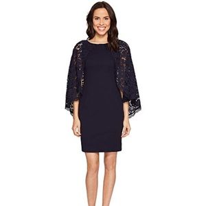 🆕 Adrianna Papell Cape Dress